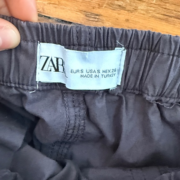 Zara Charcoal Drawstring Jogger Pants - Picture 4 of 4